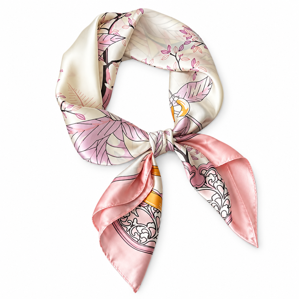 Gemviera | Rosalie Botanical Silk Scarf