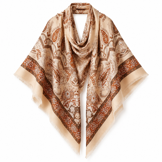 Gemviera | Caramel Heritage Scarf