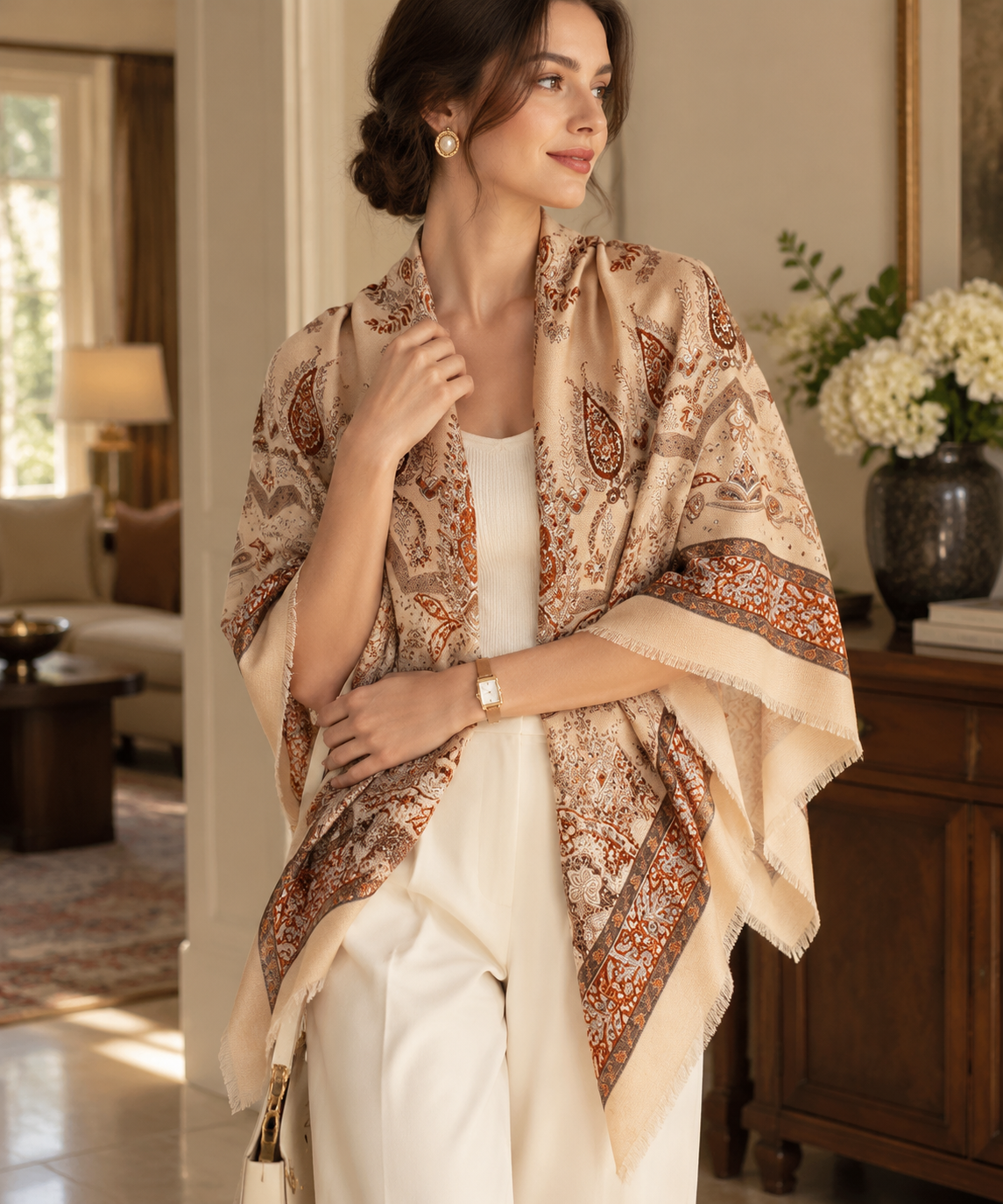 Gemviera | Caramel Heritage Scarf