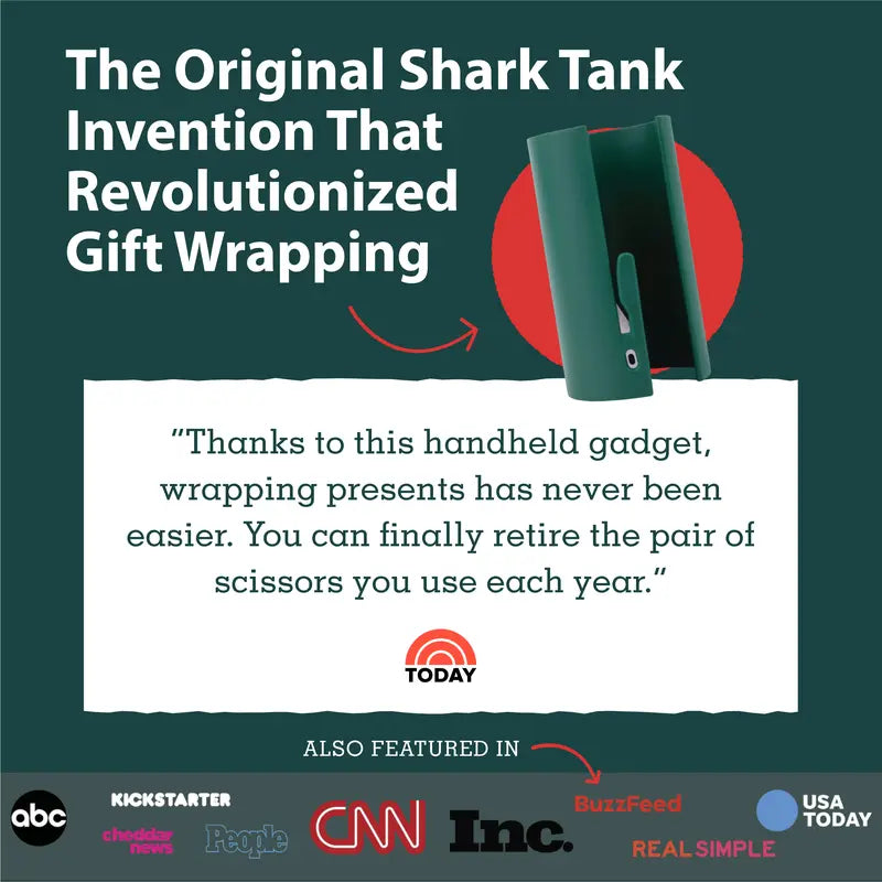 🔥LAST DAY: BUY 2 GET 1 FREE🎁 Gift Wrap Cutter — Clean, Straight Cuts in Seconds ✨